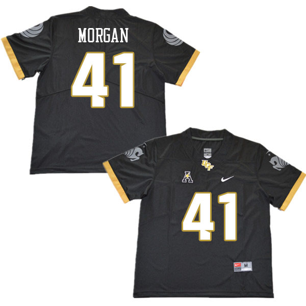 Men #41 Jack Morgan UCF Knights College Football Jerseys Stitched Sale-Black